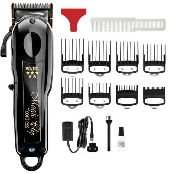 Wahl 5-Star Cordless Barber Combo — Black Magic Clip + Detailer