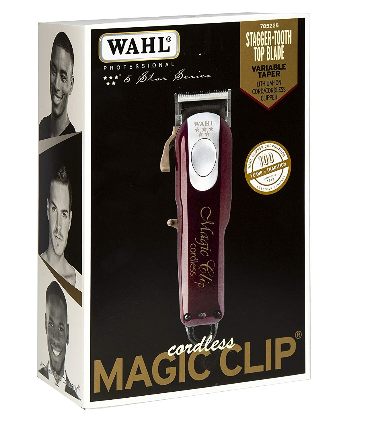 Wahl Magic Clip Cordless — Burgundy