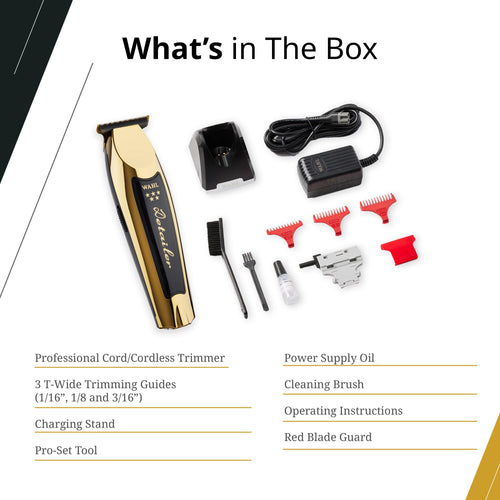 Wahl Gold Detailer Trimmer — Cordless Li