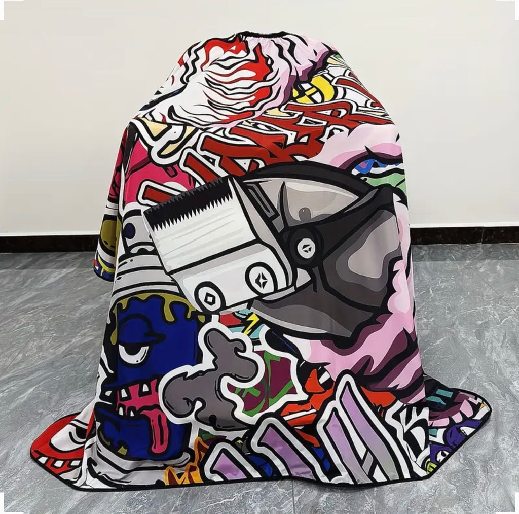 Graffiti Barber Cape