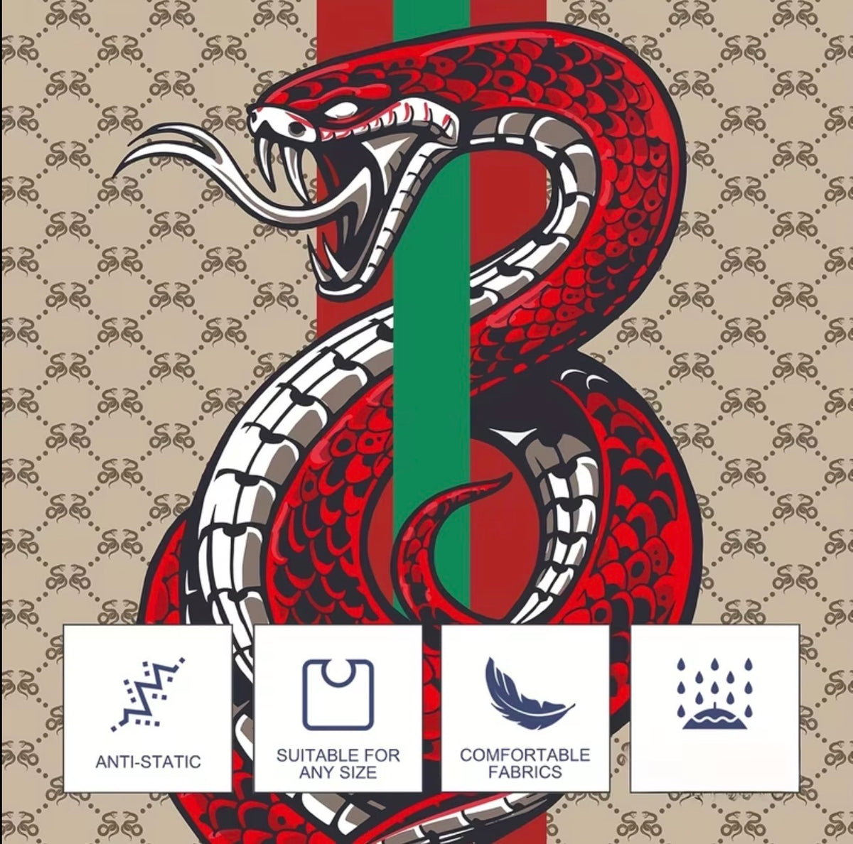 Snake Gucci Style Cape