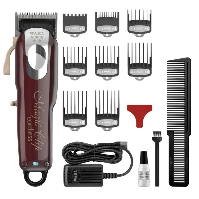Wahl Magic Clip Cordless — Burgundy