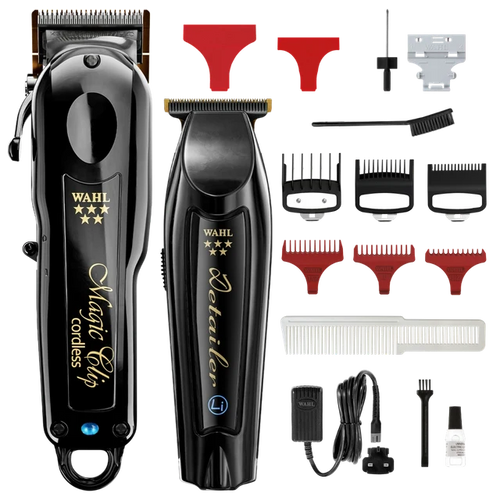 Wahl 5-Star Cordless Barber Combo — Black Magic Clip + Detailer